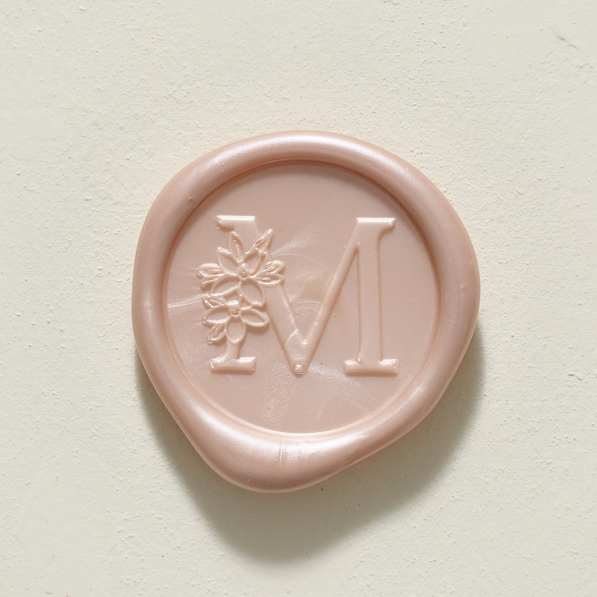 Blossom Single Initial Wax Seals