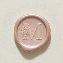 Blossom Single Initial Wax Seal