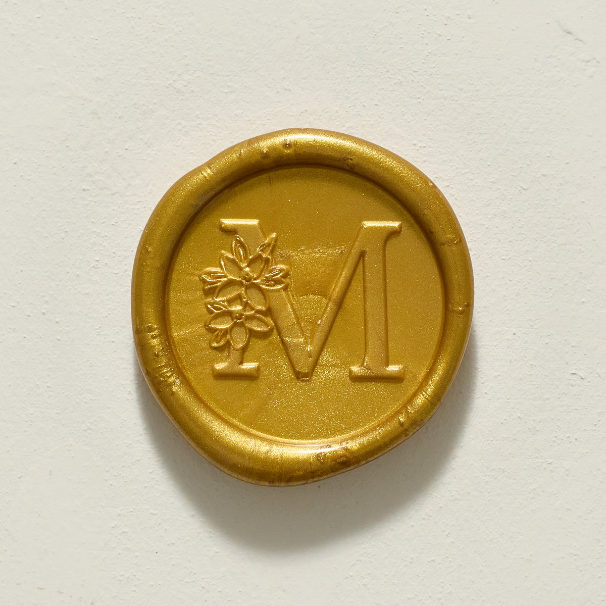 Blossom Single Initial Wax Seals