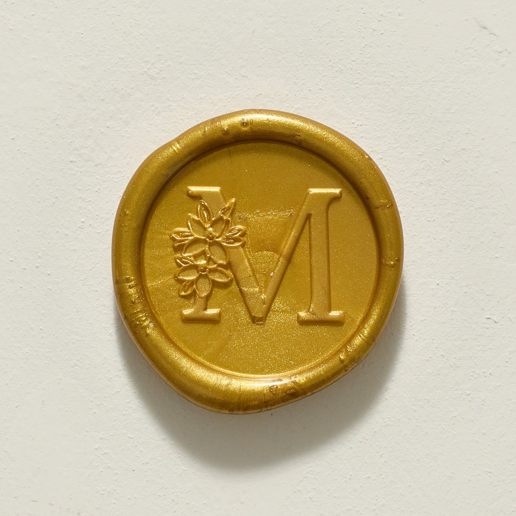 Blossom Single Initial Wax Seal