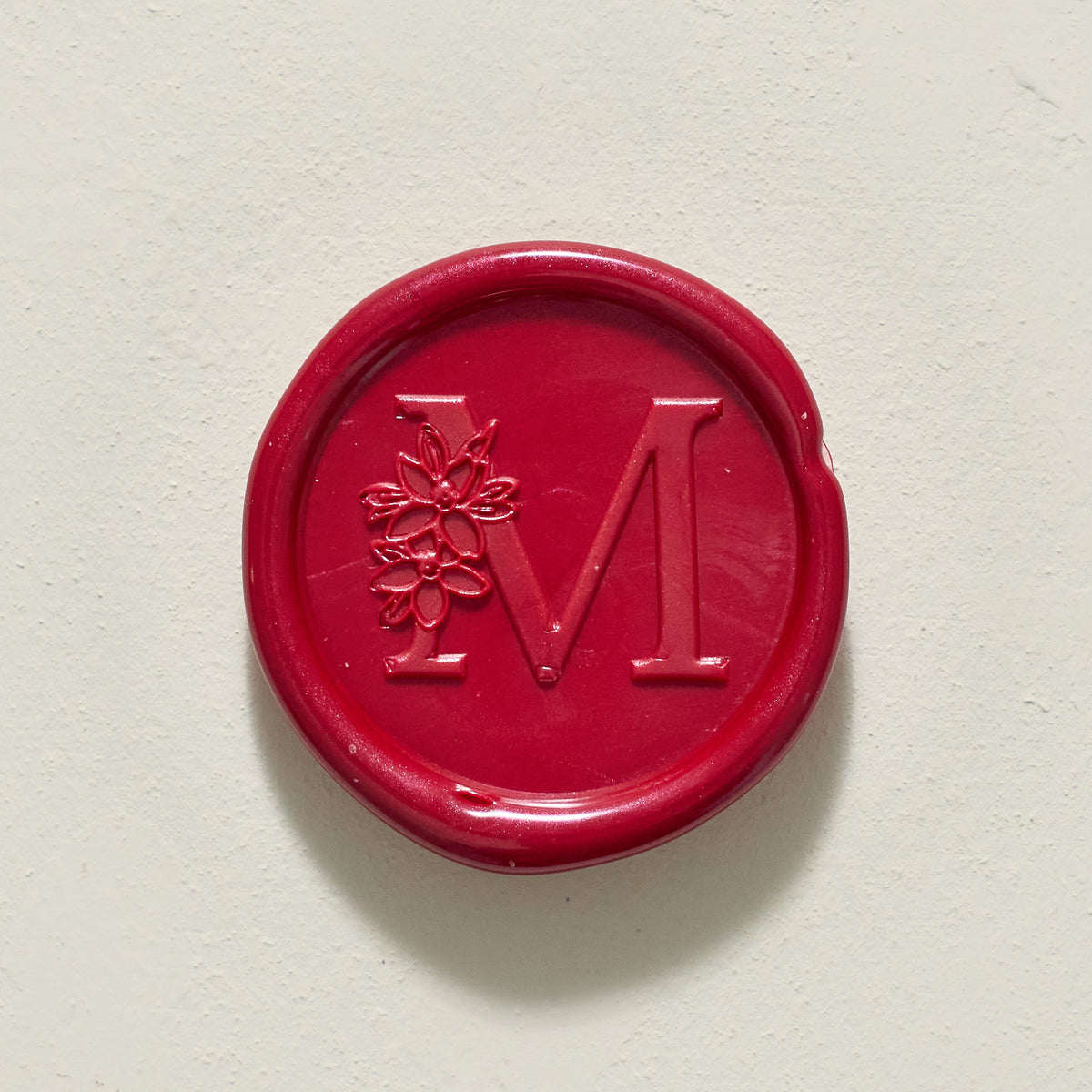 Blossom Single Initial Wax Seals