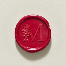 Blossom Single Initial Wax Seal