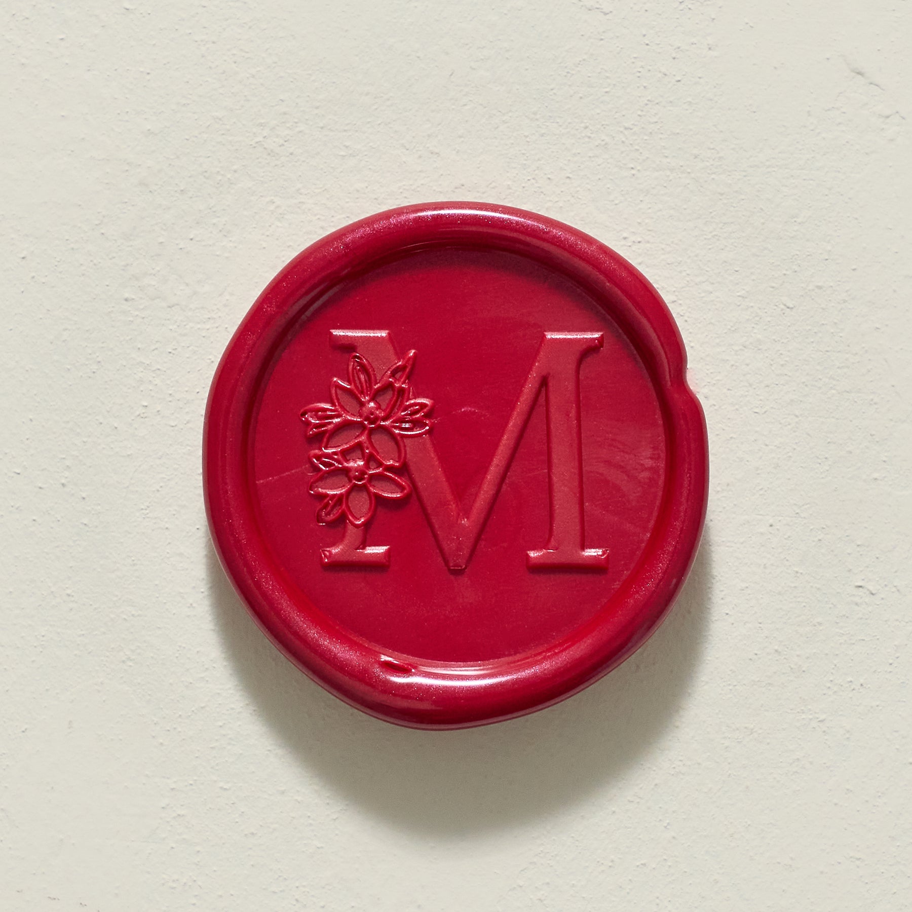 Blossom Single Initial Wax Seals