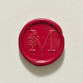 Blossom Single Initial Wax Seals