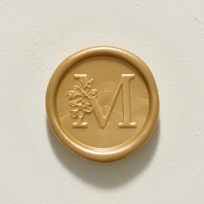 Blossom Single Initial Wax Seals