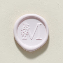 Blossom Single Initial Wax Seal