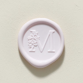 Blossom Single Initial Wax Seal