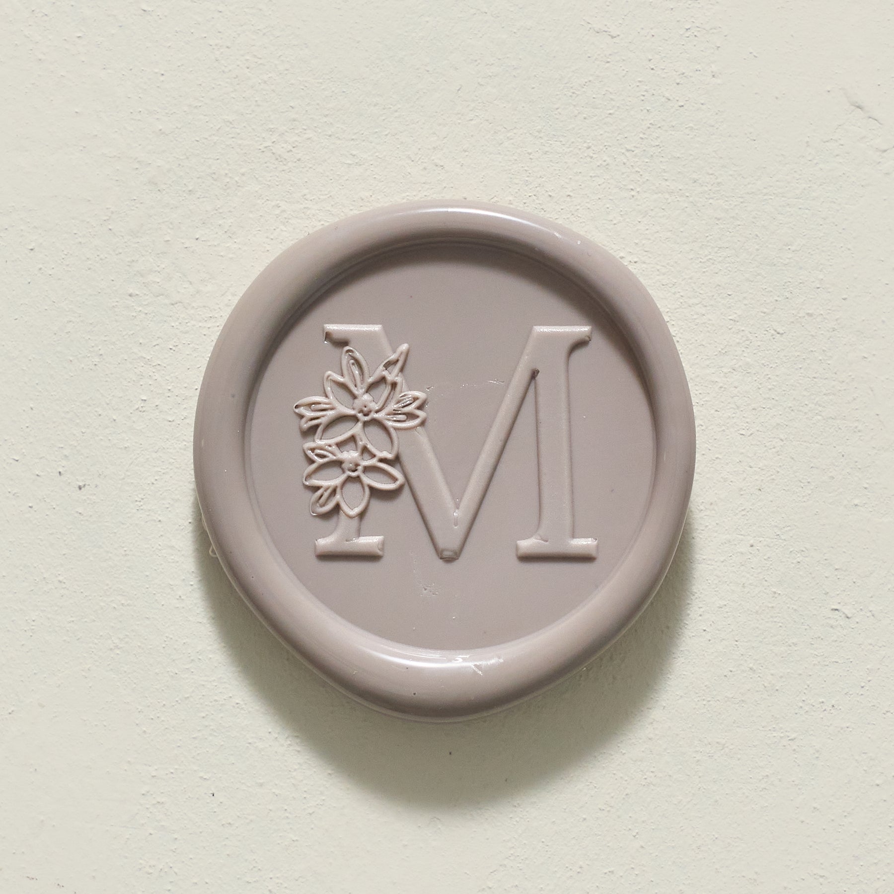 Blossom Single Initial Wax Seal