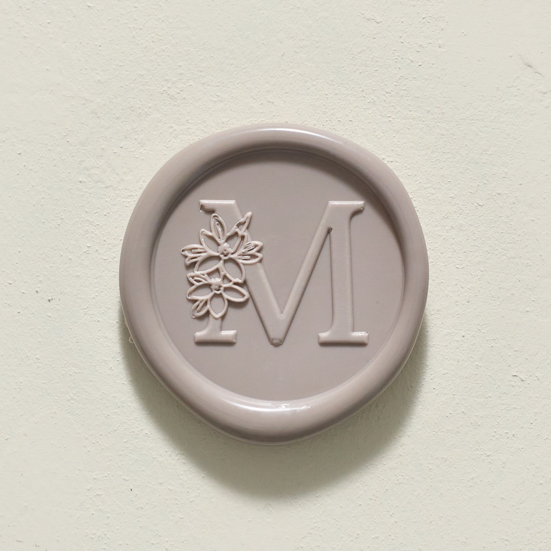 Blossom Single Initial Wax Seals