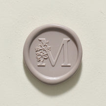 Blossom Single Initial Wax Seal