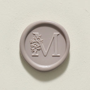 Blossom Single Initial Wax Seal