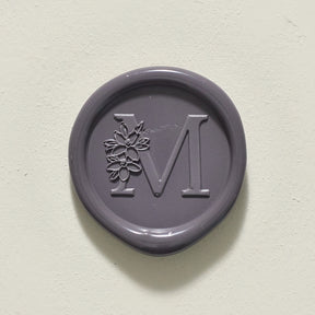 Blossom Single Initial Wax Seal