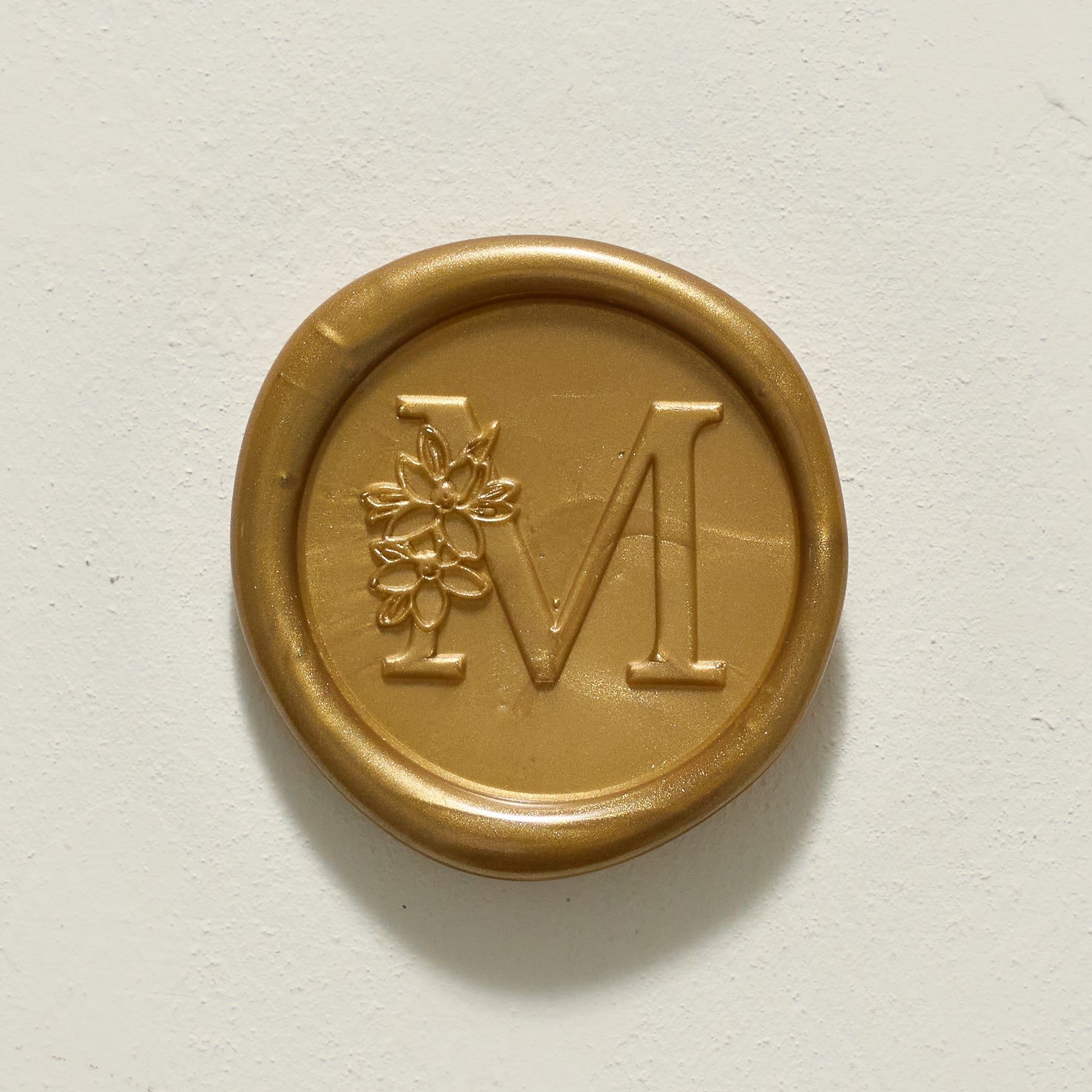 Blossom Single Initial Wax Seal