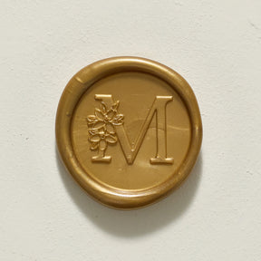 Blossom Single Initial Wax Seal