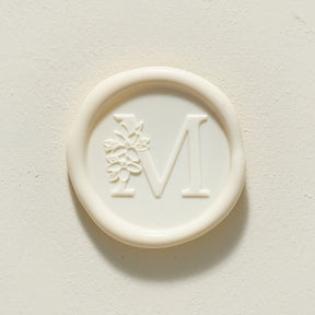Blossom Single Initial Wax Seal