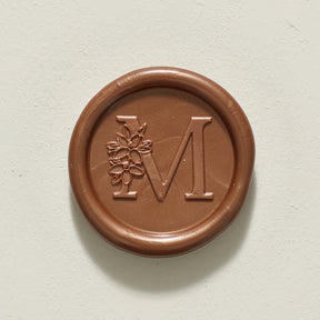 Blossom Single Initial Wax Seal