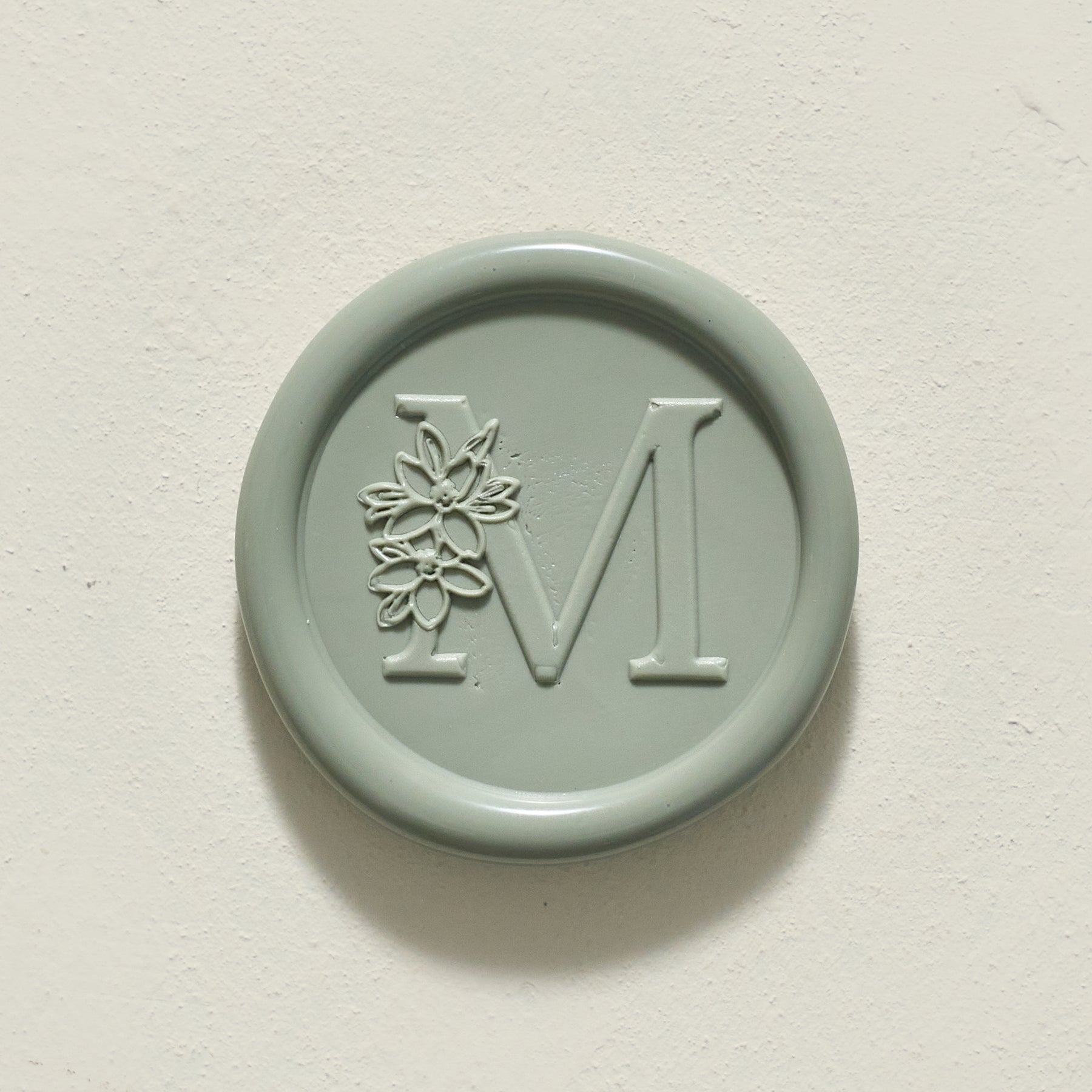 Blossom Single Initial Wax Seal