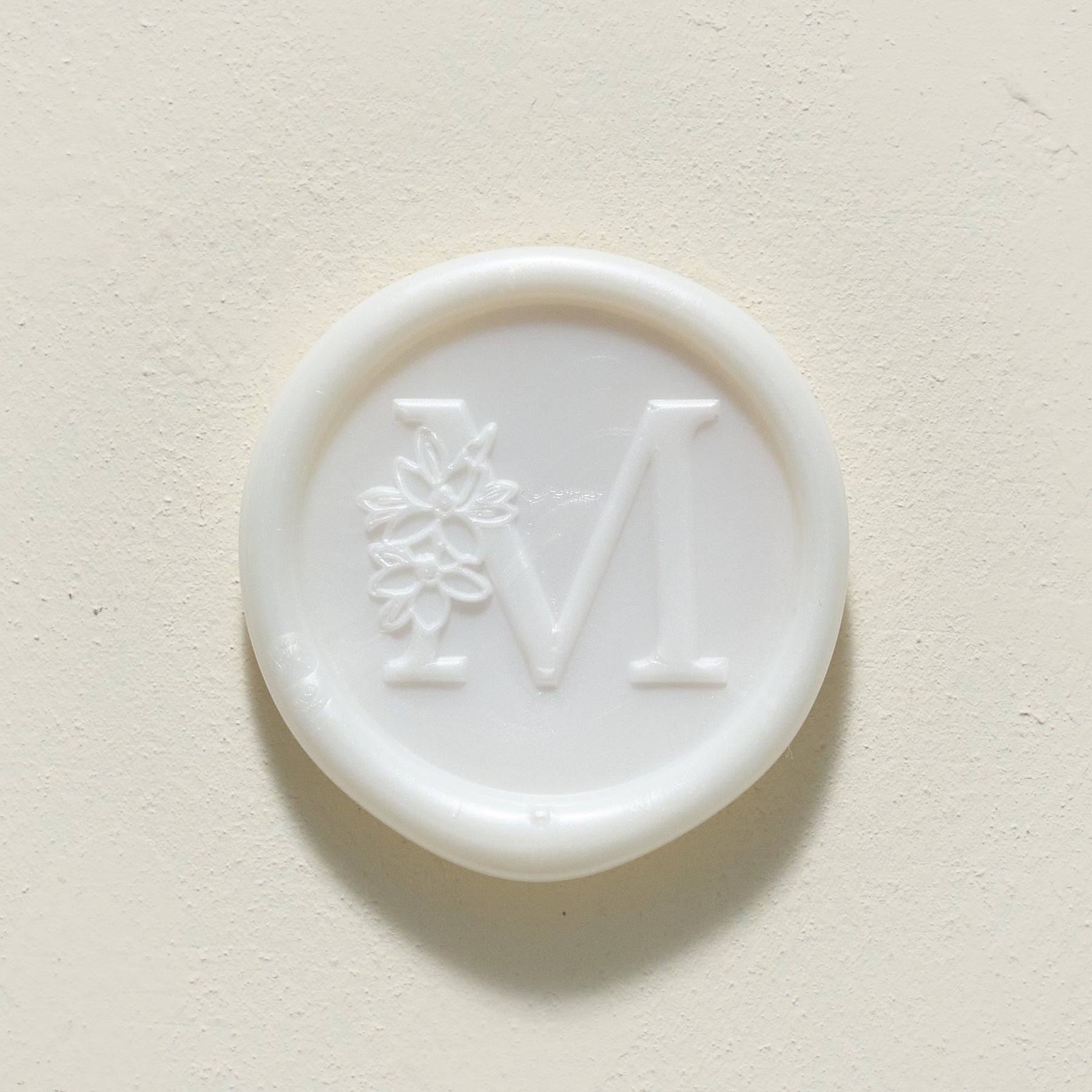 Blossom Single Initial Wax Seal