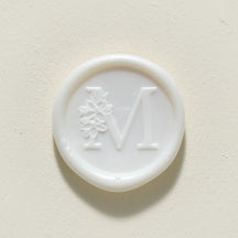 Blossom Single Initial Wax Seal