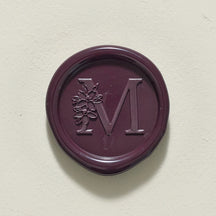 Blossom Single Initial Wax Seal