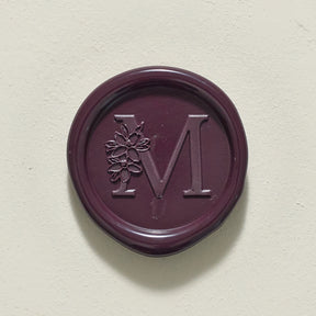 Blossom Single Initial Wax Seal