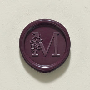 Blossom Single Initial Wax Seals