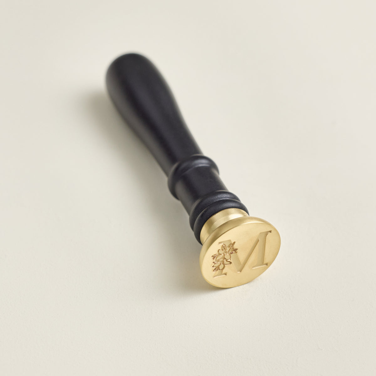 Blossom Single Initial Wax Stamp