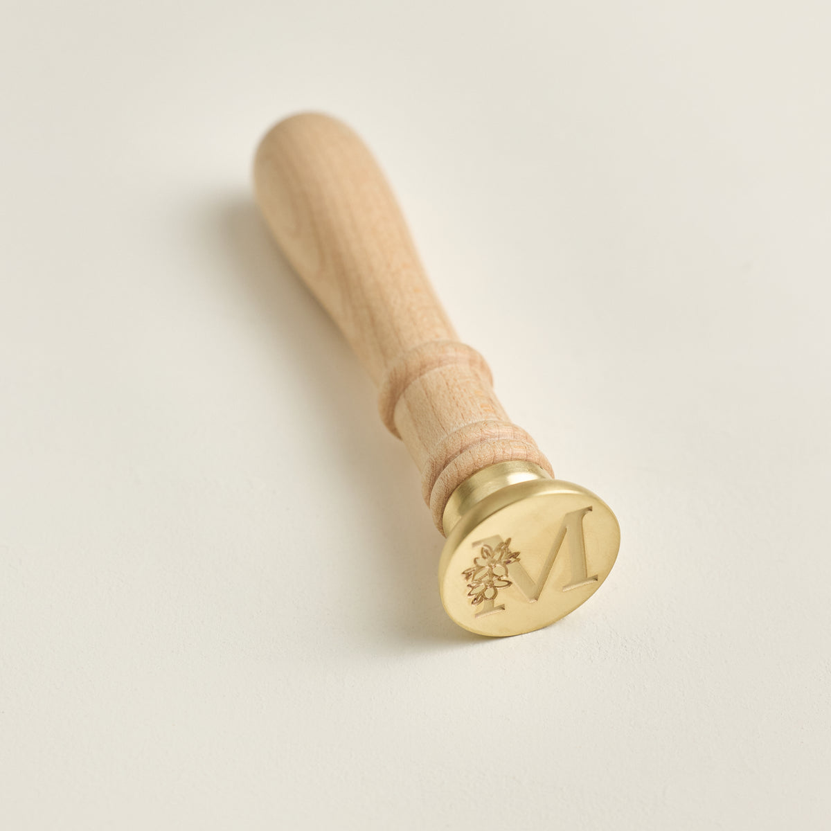 Blossom Single Initial Wax Stamp