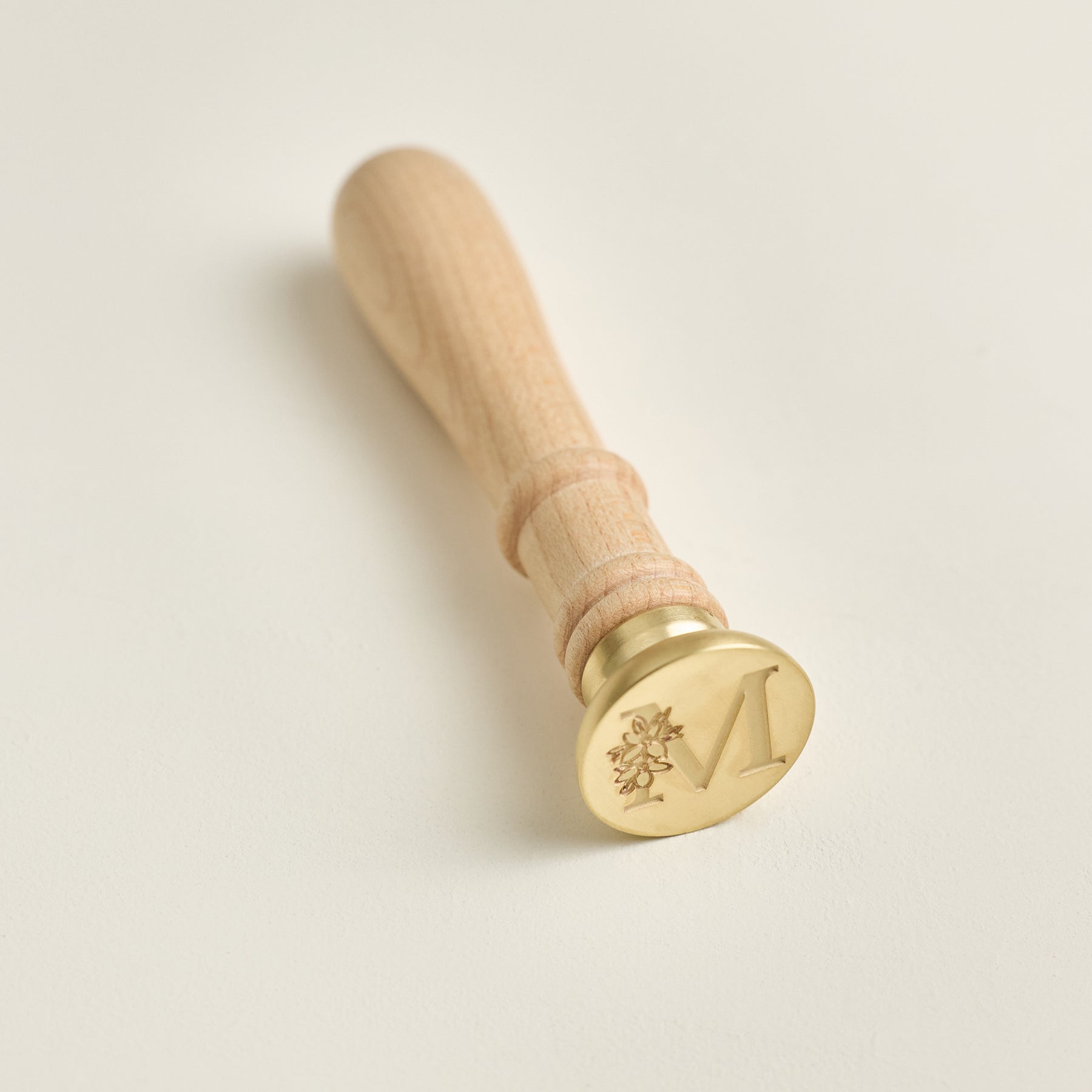 Blossom Single Initial Wax Stamp