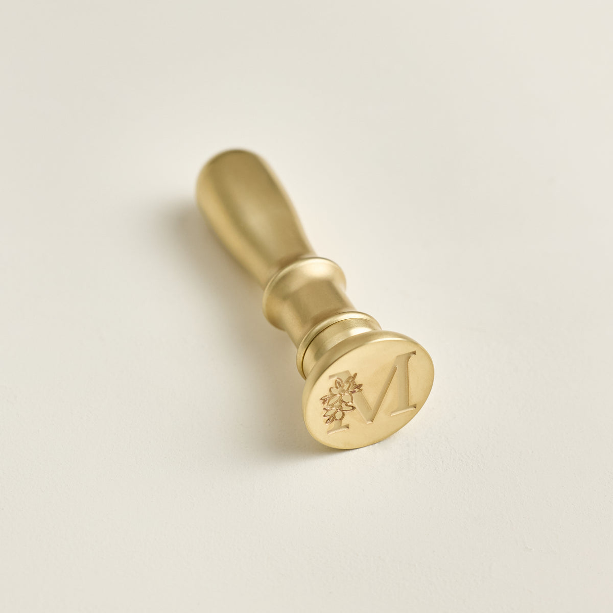 Blossom Single Initial Wax Stamp