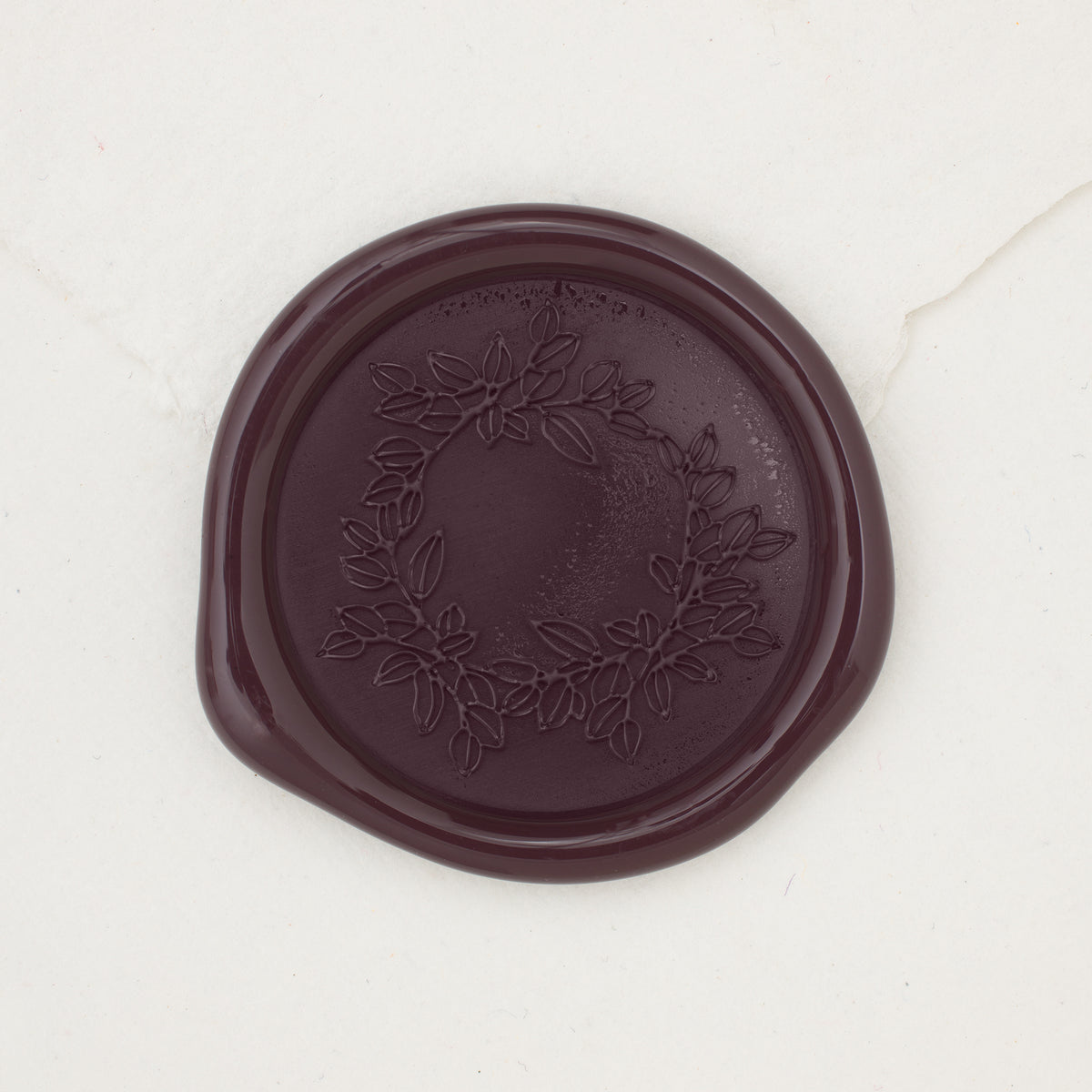 Salal Wreath Wax Seals