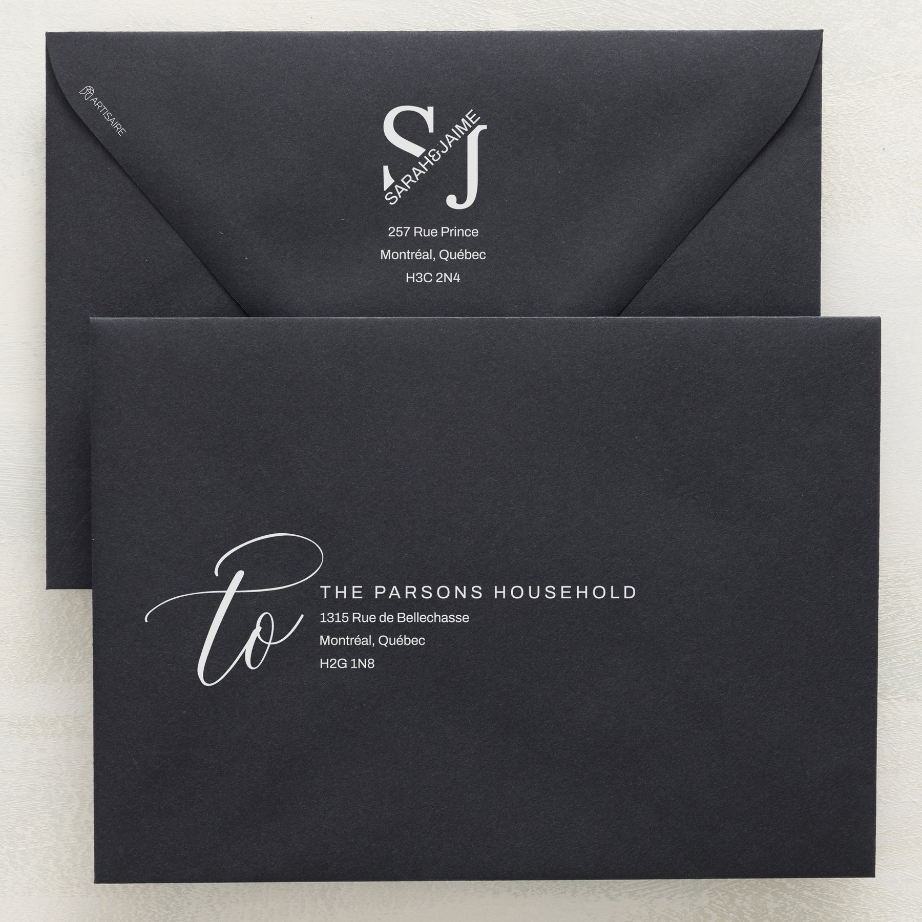 Blossom Addressed Envelopes