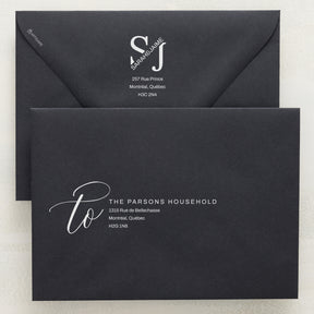 Blossom Addressed Envelopes
