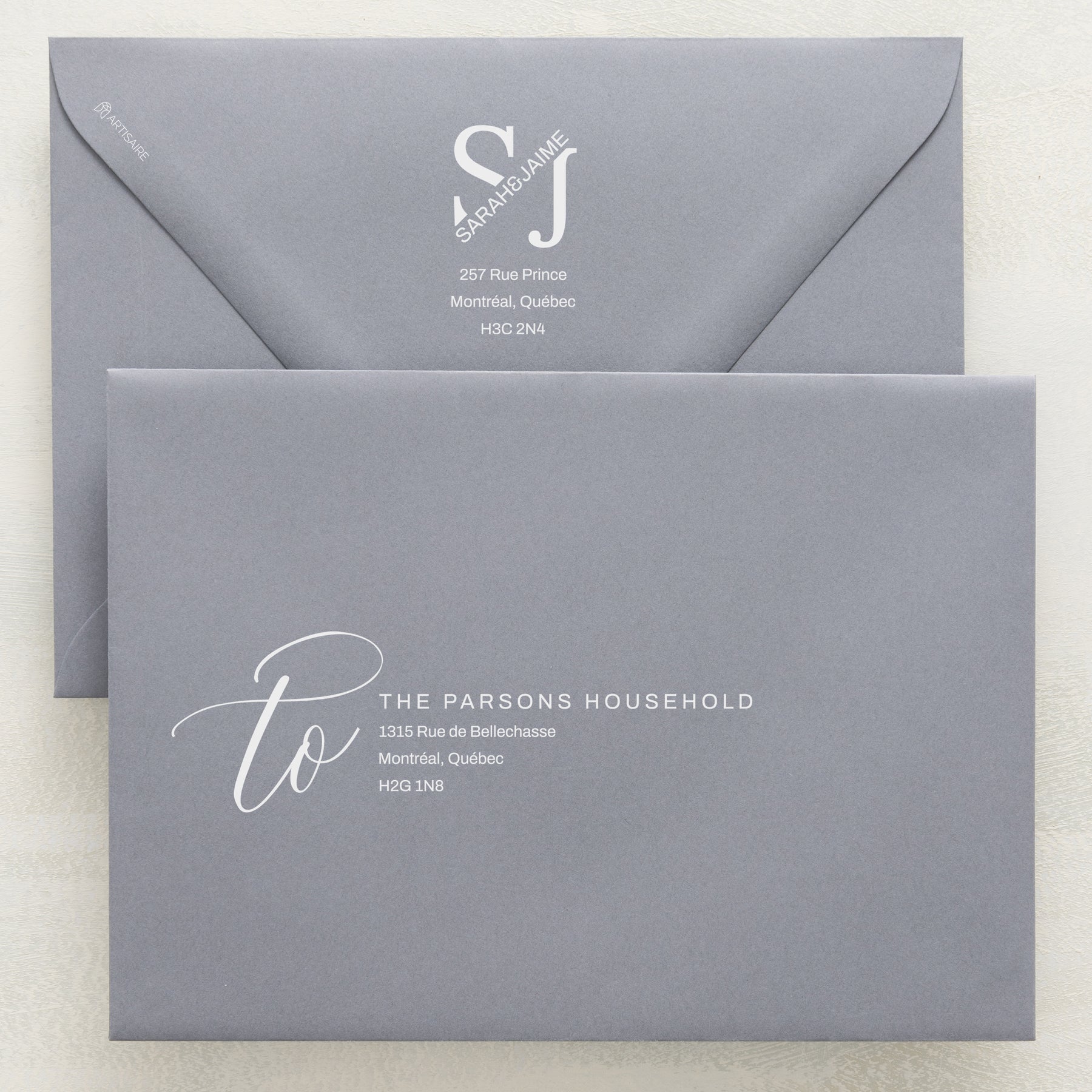 Blossom Addressed Envelopes