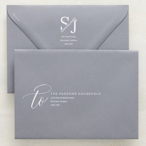Blossom Addressed Envelopes