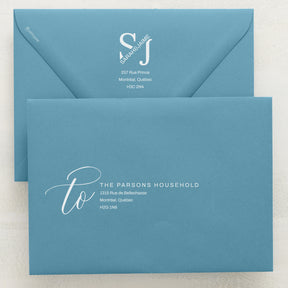 Blossom Addressed Envelopes