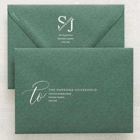 Blossom Addressed Envelopes