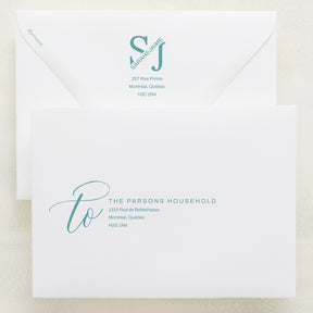Blossom Addressed Envelopes
