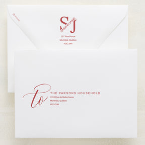 Blossom Addressed Envelopes