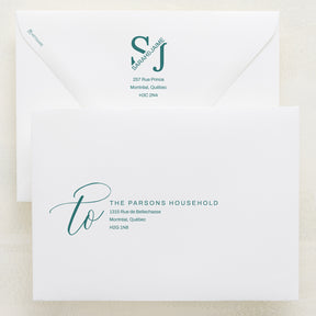 Blossom Addressed Envelopes