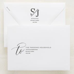 Blossom Addressed Envelopes