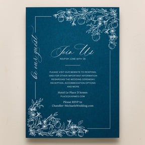 Blossom All In One Wedding Invitations