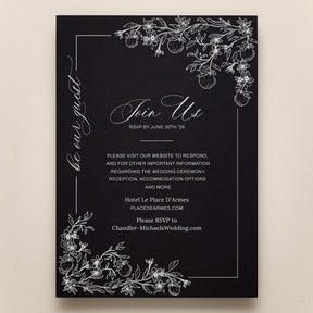 Blossom All In One Wedding Invitations