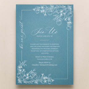 Blossom All In One Wedding Invitations