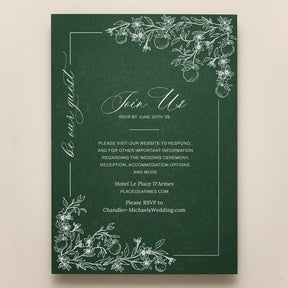 Blossom All In One Wedding Invitations