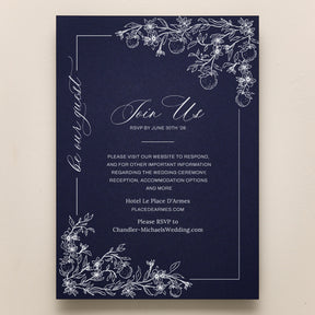 Blossom All In One Wedding Invitations