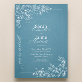 Blossom All In One Wedding Invitations