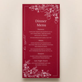 Blossom Menu