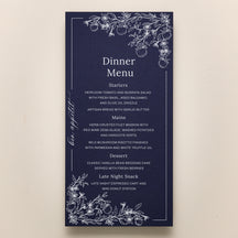 Blossom 4x8" Menu