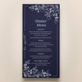 Blossom Menu